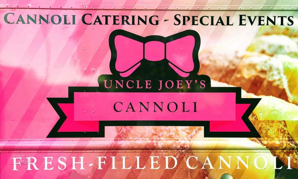 Uncle Joey's cannoli food truck.