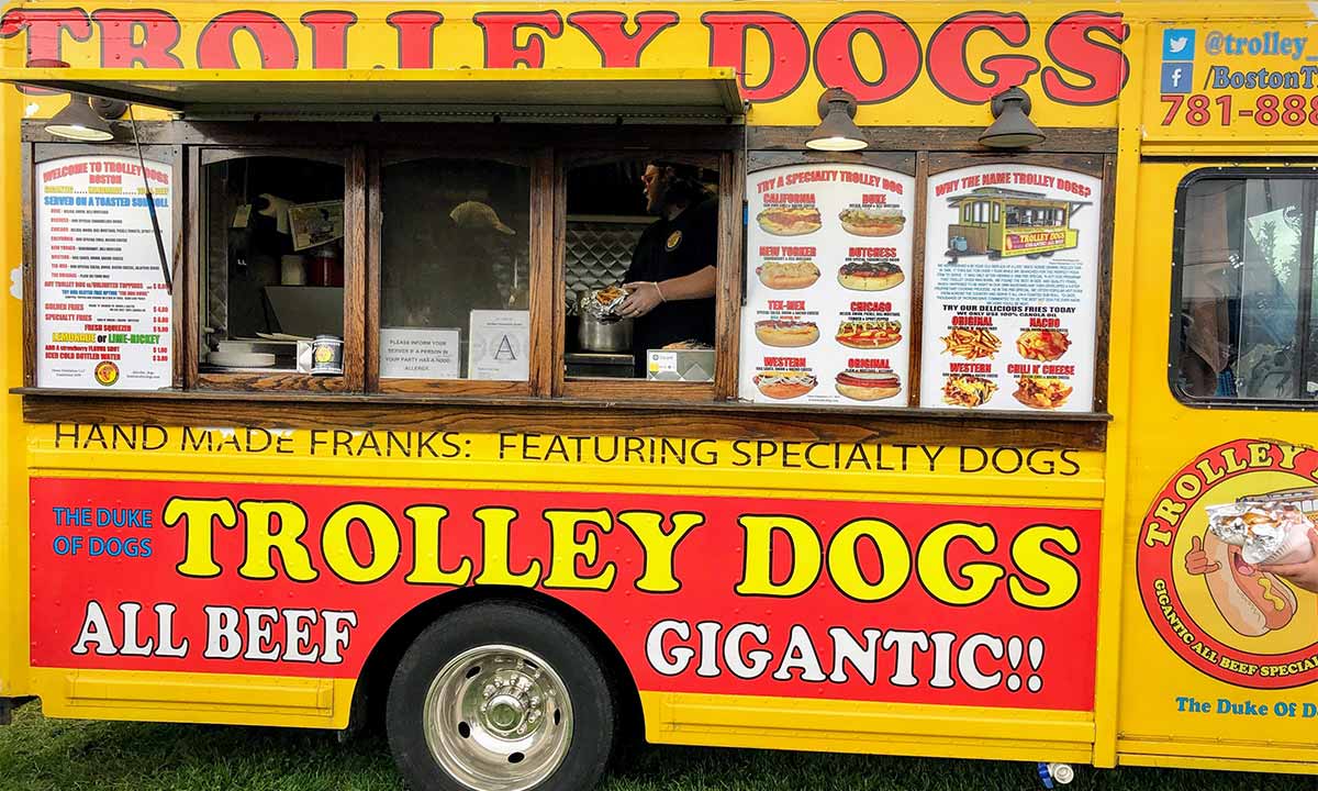Trolley Dogs food truck.